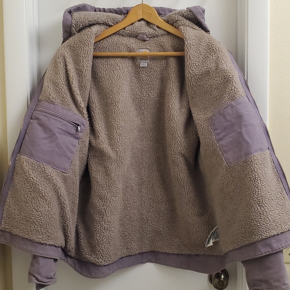 🤩Rare carhartt sherpa lined jacket size women's L - Picture 4 of 8